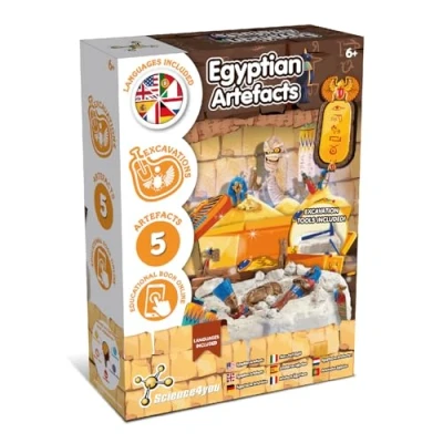 Afbeelding van Science4you Egyptische graafset Doe Een historische Opgraving en Ontdek Alle 5 Standbeelden, Archeologiecadeau Voor Jongens Meisjes Vanaf 8 9 10 11+
