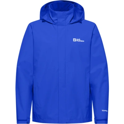 Afbeelding van Jack Wolfskin Trailtime Regenjas, Heren, Maat: Large, Vibrant blue
