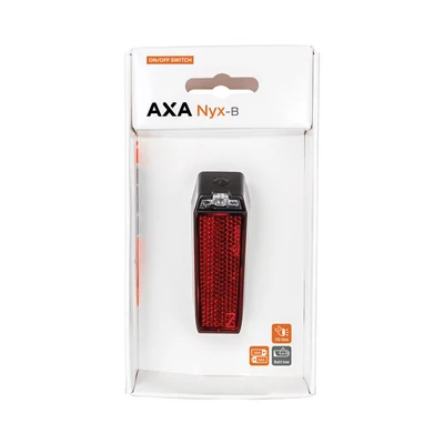 Afbeelding van Axa Nyx on off spatbord achterlicht BikeTotaal.nl Zwart