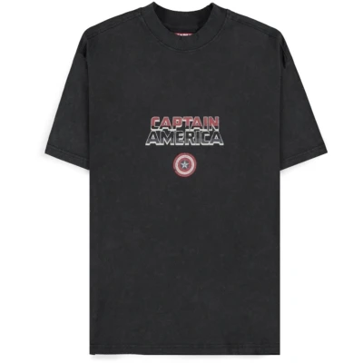 Afbeelding van Marvel Captain America 3 Heroes Heren T shirt 2XL Zwart