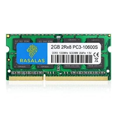 Afbeelding van 2 GB DDR3 1333 MHz Sodimm RAM, 2RX8 PC3 10600S Geheugen 204 PIN CL9 voor Notebook Laptop