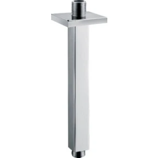 Afbeelding van Wiesbaden Rombo douchearm met plafondbevestiging 15 cm chroom