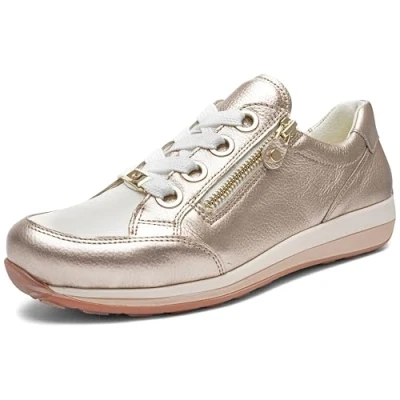 Afbeelding van ARA 12 44587 69 Sneaker offwhite/goud maat 3