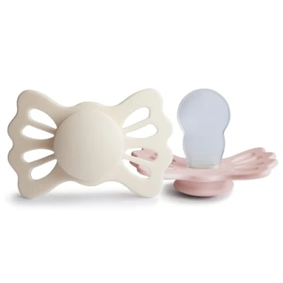 Afbeelding van Frigg Fopspeen Lucky Cream/Blush T2 6 18mnd (2 stuks)