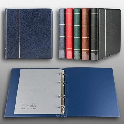 Afbeelding van Prophila Kobra ringbinder for coins, banknotes, postcards, first day sheets, blue