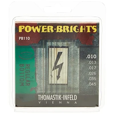 Afbeelding van PB110 E snaren 10 45 Power Brights medium light