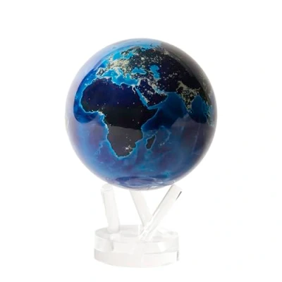 Afbeelding van MOVA Globe Earth at Night 6&quot; with Base, Solar Powered Rotating No Need of Battery or Chord, Unique Gift and Decoration