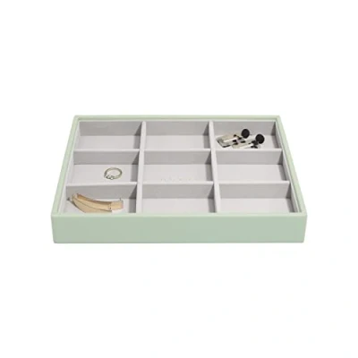 Afbeelding van Stackers Salie Groene Klassieke Statement Oorbel Sieraden Laag
