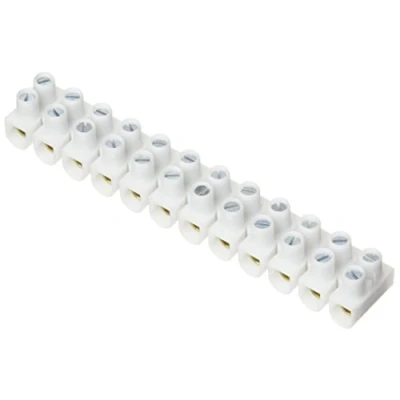 Afbeelding van Legrand Aansluitklem nylonbloc 2 schroeven/klem, wit, LEG98423