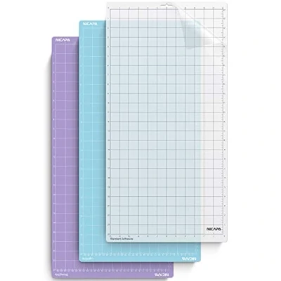 Afbeelding van NICAPA Snijmat voor Silhouette Cameo 4/3/2/1 verschillende kleefsterktes, verpakking van 3 stuks, 30 x 60 cm