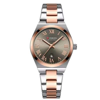 Afbeelding van Curren Luxe Dameshorloge Rosé Bruin