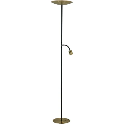 Afbeelding van EGLO Conivarino Vloerlamp Leeslamp LED 170 cm Goud Dimbaar