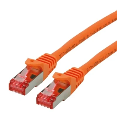 Afbeelding van ROLINE patchkabel Cat.6 S/FTP (PiMF), componentniveau, LSOH, oranje, 1 m