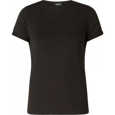 Afbeelding van Base Level basic T shirt Yalba zwart