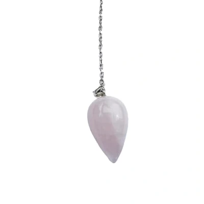 Afbeelding van Pendel goddelijke slinger met rozenkwarts in druppelvorm waterdruppelvorm, slinger, natuursteen, vintage kristallen voor wensbloem, reiki chakra, waarzeggerij,