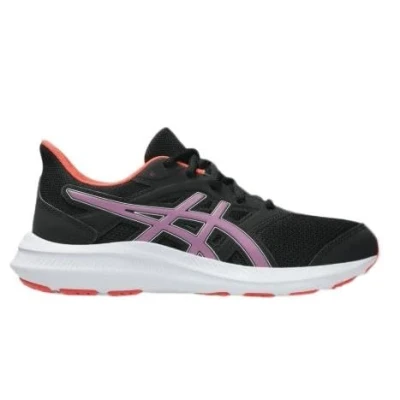 Afbeelding van Asics JOLT 4 GS Unisex Hardloopschoenen voor op de weg kinderen, Maat: 37.5, Black/ube Textiel/ synthetisch