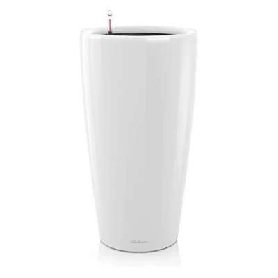 Afbeelding van Lechuza Rondo premium 40 Wit hoogglans