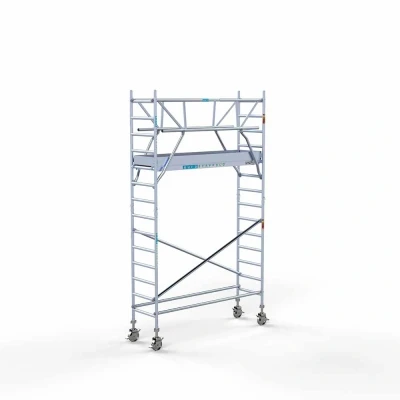 Afbeelding van Rolsteiger 0.75x2.50x5.20m lichtgewicht platformen incl. dubbele voorloopleuningen