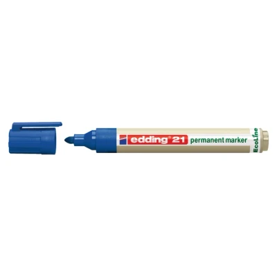 Afbeelding van Edding permanent marker Ecoline e 21 blauw