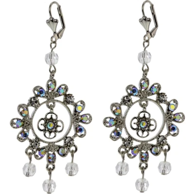 Afbeelding van Behave Oorbellen hangers met ab steentjes