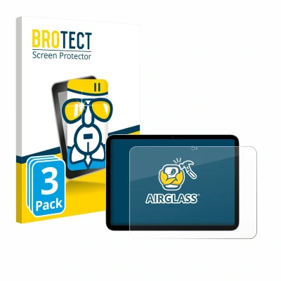 Afbeelding van BROTECT Screenprotector voor Apple iPad 11&quot; 2025 (11. Gen.) Folie Beschermfolie Beschermglas transparant (3 Stuks)