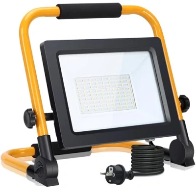 Afbeelding van Aigostar 13VRS LED Werklamp IP44 Stootvast 50W 4500lm 6500K Daglicht wit incl. 150cm Aansluitstekker