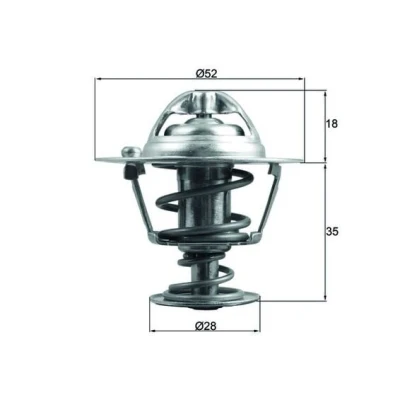Afbeelding van Mahle Original Thermostaat TX 184 78D