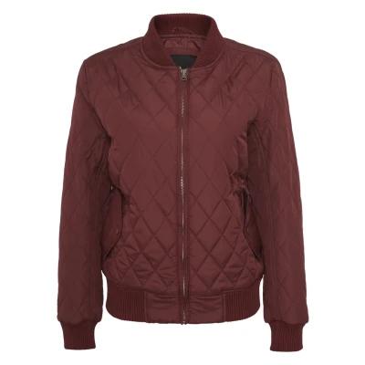 Afbeelding van Urban Classics Bomberjacks, Dames, Maat: Large, Burgundy
