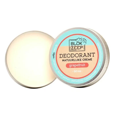 Afbeelding van Blokzeep Deodorant Creme Grapefruit, 50 ml