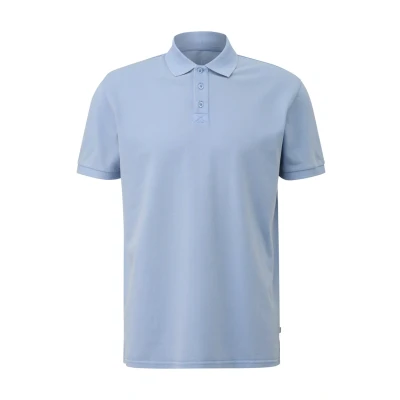 Afbeelding van Q/S by s.Oliver regular polo lichtblauw