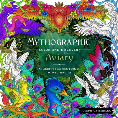 Afbeelding van Mythographic Color and Discover: Aviary: An Artist&#039;s Coloring Book of Winged Beauties