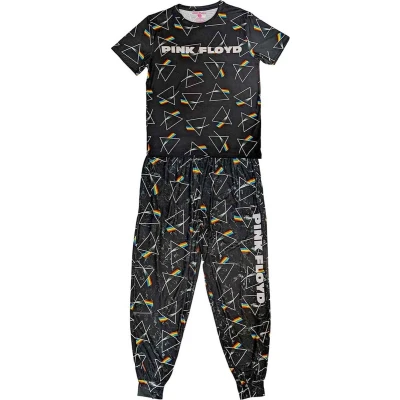 Afbeelding van Pink Floyd Prism Repeat Pyjama S Zwart