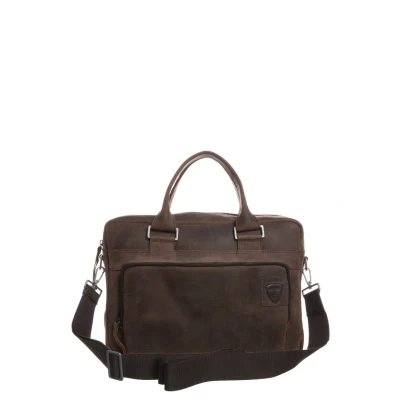 Afbeelding van Strellson Richmond Aktetas, Heren, Maat: One Size, Dark brown