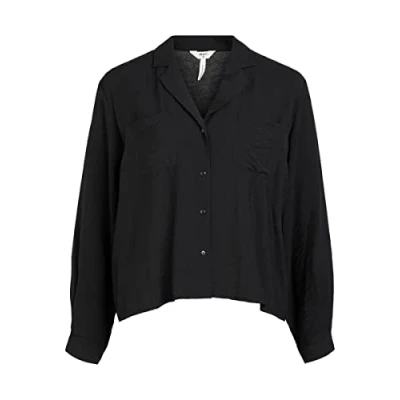 Afbeelding van Object Dames OBJSELINE L/S Shirt NOOS Blouse, zwart, 40, 40