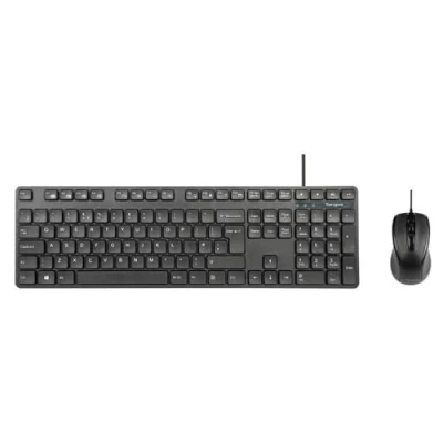Afbeelding van Targus AKM622ES toetsenbord muis Universeel USB QWERTY Spaans Zwart