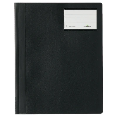 Afbeelding van Snelhechter Durable A4 PVC etiketvenster zwart