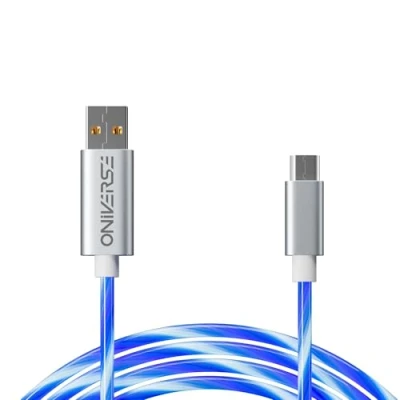 Afbeelding van Oniverse 3701417802597 USB kabel 2 m A Micro B Blauw, Zilver