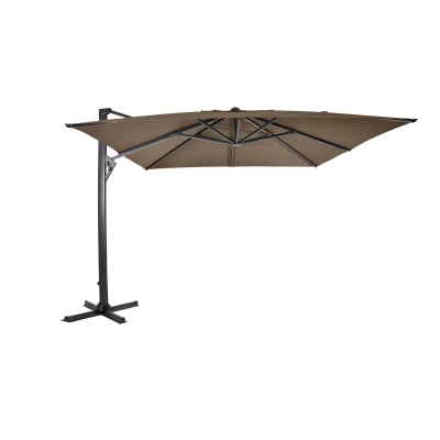 Afbeelding van Zweefparasol Taurus taupe 3x3 meter