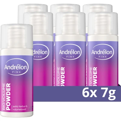 Afbeelding van 6x Andrelon Poeder Big Volume 7 gr