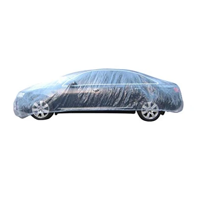 Afbeelding van Mintice Wegwerp Autoafdekking Duidelijk Plastic Autohoes Waterdicht Sneeuw Stof Regenbestendig Volledige Garage Bescherming Afdekking Beschermhoes 12ft X 22ft