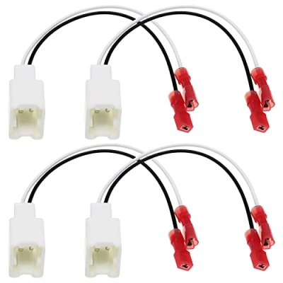 Afbeelding van OTOTEC 4 Stks Auto Speaker Connector Harnas Adapter Vervanging 72 7401 Compatibel met Nissan Murano/Armada/Cube/Frontier/Juke Draad Kabel