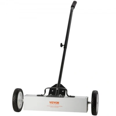Afbeelding van VEVOR magnetische bezem veegmachine 77 113 cm, lifter 20,4 kg kracht spanenverzamelaar vloerveger