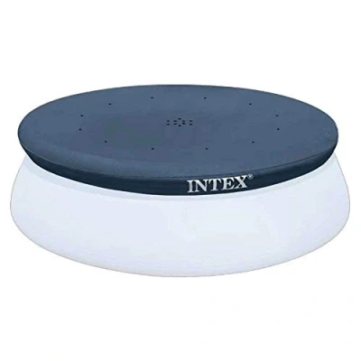 Afbeelding van Intex Pool afdekzeil voor ronde Quick Up (Easy Set), donkerblauw, Ø 305 cm
