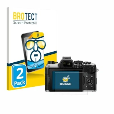 Afbeelding van BROTECT Screenprotector voor Olympus OM System 5 Mark II Folie Beschermfolie transparant (2 Stuks)