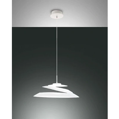 Afbeelding van Fabas Luce, Wandlamp + plafondlamp, LED plafondlamp Aragon Ø530mm 18W Warm wit Dimbaar, gemaakt in Italië