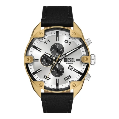 Afbeelding van Diesel heren Spiked horloge DZ4671 in de kleur Goud