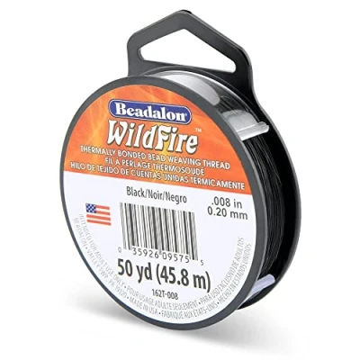 Afbeelding van Beadalon Wildfire rijgdraad Zwart 18,3 m 0,15 mm sieraden maken