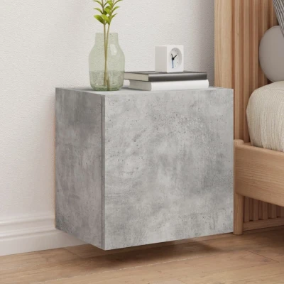 Afbeelding van Tv wandmeubels 2 st 40,5x30x40 cm bewerkt hout betongrijs