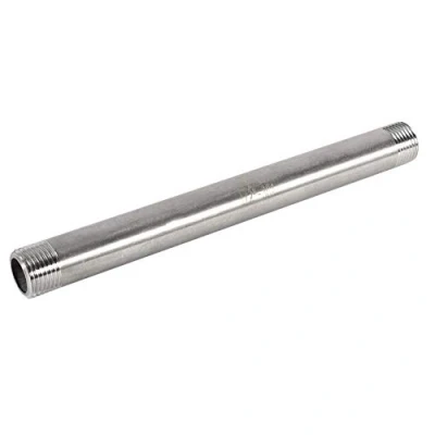 Afbeelding van 1 stuk 200 mm BSP 1/4 &quot;1/2&quot; 3/4 &quot;1&quot; roestvrij staal slangaansluiting SS304 mannelijke schroefdraad industriële voor luchtslang, brandstofslang, decoratie (DN15 x 1/2)