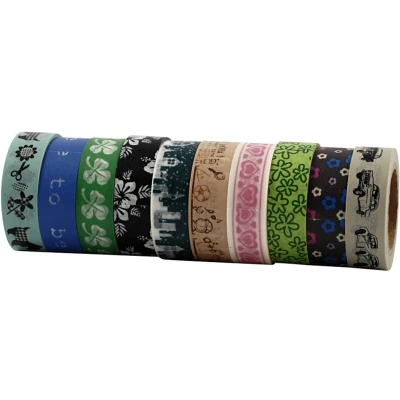 Afbeelding van Masking Tape, b: 15 mm, 10x10 m, diverse kleuren